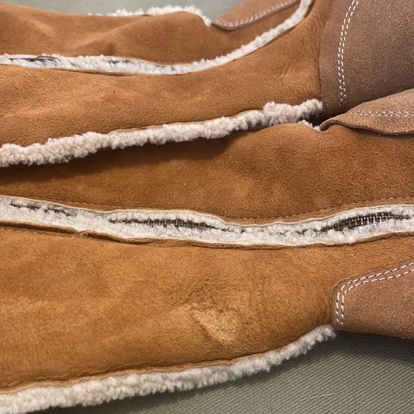 UGG KOOLABURRA size 7” Leather womens boots fully Sherpa lined - Picture 16 of 16